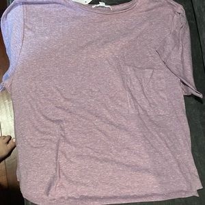 Purple T-Shirt with pocket